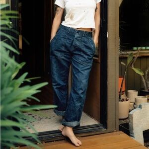 Imogene & Willie blake military trouser in washed indigo, great used condition.